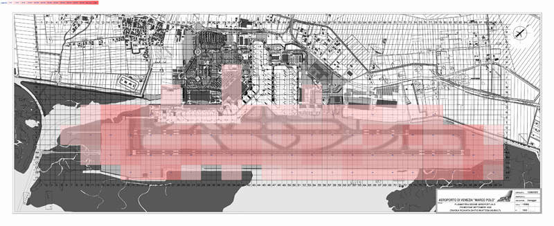 Mappa concentrazione Lepre in aeroporto Venezia Tessera